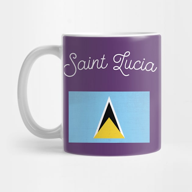 Saint Lucia Flag by phenomad